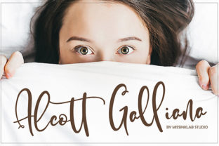 Alcott Ghalliana: A Modern Handwritten Font for Crafters