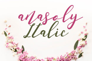 Anasoly Italic: A Playful Handwritten Typeface for Modern Brand Identity