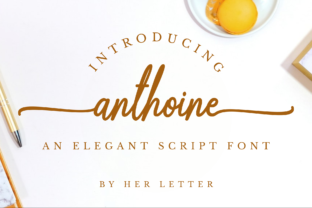 Anthoine Typeface: Elevating Campaign Visuals with Elegant Script Design