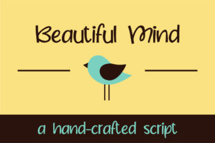 Beautiful Mind: A Whimsical Handwritten Font for Creative Makers