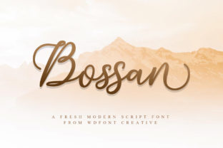 Bossan: A Modern Handwritten Typeface for Digital Branding