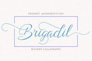 Brigadil Font Review: A Romantic Handwritten Typeface for Brand Identity