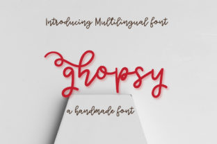 Ghopsy: The Kooky Handwritten Font for Unique Craft Projects
