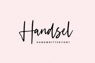 Handsel: A Contemporary Handwritten Font for Polished Branding