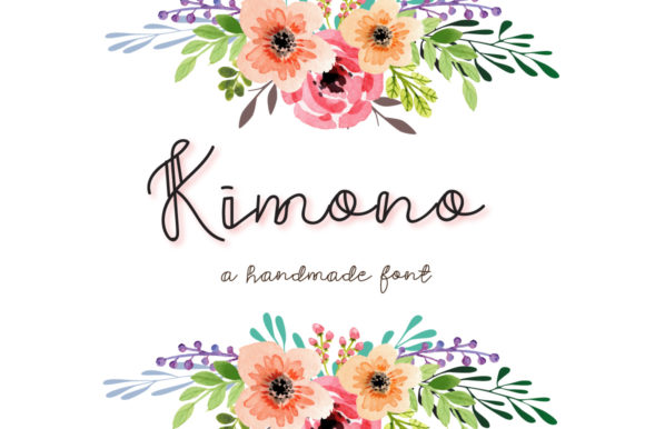 Kimono: A Handwritten Font for Modern Web Design