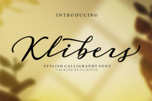 Klibers: A Modern Calligraphy Typeface for Elegant Branding