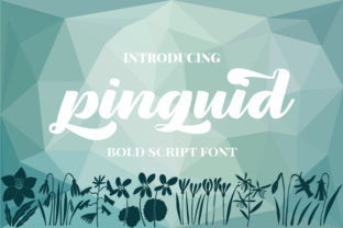 Pinguid Handwritten Font: A Bold Display Typeface for Digital Brands