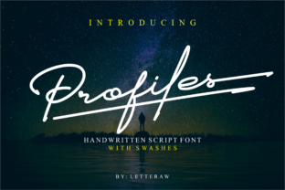 Profiles: The Handwritten Typeface for Elegant Campaign Design