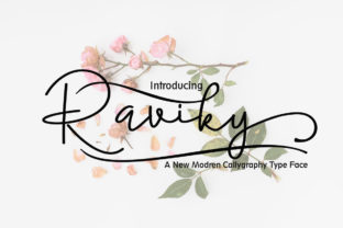 Raviky: A Handwritten Typeface for Editorial Design