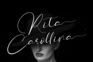 Rita Carollina: A Handwritten Font for Romantic Campaign Design
