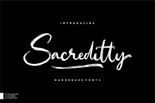 Sacreditty: A Handwritten Typeface for Modern Web Design