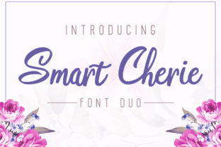 Smart Cherie Duo: A Script Amp Typeface for Editorial Elegance