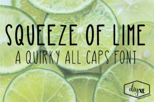Squeeze of Lime: A Quirky Handwritten Typeface for Whimsical Branding