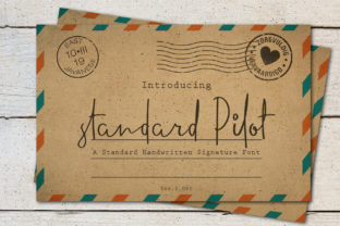 Standard Pilot: A Handwritten Typeface for Editorial Design