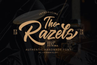 The Razels Typeface: A Retro Handwritten Font for Digital Branding