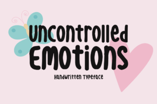 Uncontrolled Emotions: A Handwritten Font for Editorial Design